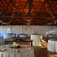 Rustic Wedding Custom Drapery at Event by A Touch Of Drapery in Atlanta GA